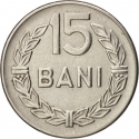 15 Bani 1966, KM# 93, Romania