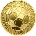 50 Bani 2021, KM# 481, Romania, 2020 Football (Soccer) Euro Cup