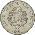 1 Leu 1963, KM# 90, Romania