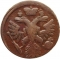 1/2 Kopeck 1730-1754, KM# 188, Russia, Empire, Anna, Ivan VI, Elizabeth, 7 feathers in the wing