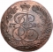 5 Kopecks 1763-1796, C# 59, Russia, Empire, Catherine II the Great