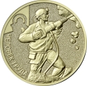 10 Rubles 2022, CBR# 5714-0086, Russia, Federation, Man of Labour, Mining Workers