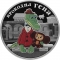 3 Rubles 2020, CBR# 5111-0439, Russia, Federation, Russian Animation, Gena the Crocodile