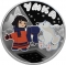 3 Rubles 2021, CBR# 5111-0445, Russia, Federation, Russian Animation, Umka