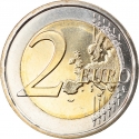 2 Euro 2017-2024, KM# 562, San Marino