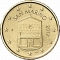 10 Euro Cent 2017-2024, KM# 558, San Marino
