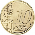 10 Euro Cent 2017-2024, KM# 558, San Marino