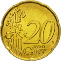 20 Euro Cent 2002-2007, KM# 444, San Marino