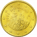 50 Euro Cent 2002-2007, KM# 445, San Marino