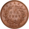 1 Cent 1863, KM# 3, Sarawak, James Brooke