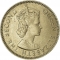 25 Cents 1953-1974, KM# 11, Seychelles, Elizabeth II