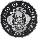 25 Rupees 1993, KM# 68, Seychelles, Space Shuttle