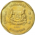 1 Dollar 1992-2012, KM# 103, Singapore