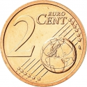 2 Euro Cent 2009-2024, KM# 96, Slovakia