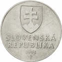 50 Halierov 1993-1995, KM# 15, Slovakia