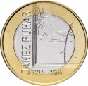 3 Euro 2014, KM# 118, Slovenia, 200th Anniversary of Birth of Janez Puhar