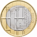 3 Euro 2010, KM# 95, Slovenia, World Book Capital City, Ljubljana