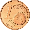 1 Euro Cent 2007-2024, KM# 68, Slovenia
