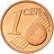 1 Euro Cent 2007-2024, KM# 68, Slovenia