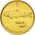 1 Tolar 1992-2006, KM# 4, Slovenia