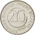 20 Tolarjev 2003-2006, KM# 51, Slovenia