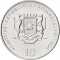 10 Shillings 2000, KM# 95, Somalia, Chinese Zodiac, Snake