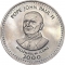 25 Shillings 2000, KM# 71, Somalia, Millennium Icons, Pope John Paul II