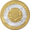 250 Shillings 2000, KM# 114a, Somalia, Millennium Icons, Sir Winston Churchill
