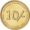 10 Shillings 2002, KM# 3, Somaliland, Republic