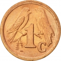1 Cent 1990-1995, KM# 132, South Africa