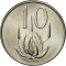 10 Cents 1965-1969, KM# 68.2, South Africa