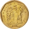 10 Cents 1990-1995, KM# 135, South Africa
