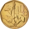 10 Cents 1990-1995, KM# 135, South Africa