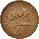 2 Cents 1970-1990, KM# 83, South Africa