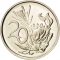 20 Cents 1976, KM# 95, South Africa, The End of Jacobus Johannes Fouché's Presidency