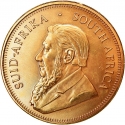 1 Krugerrand 1967-2024, KM# 73, South Africa