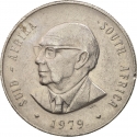 1 Rand 1979, KM# 104, South Africa, The End of Nico Diederichs' Presidency