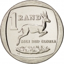 1 Rand 2008, KM# 444, South Africa