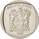 2 Rand 1996-2000, KM# 165, South Africa