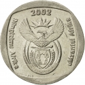 2 Rand 2002, KM# 273, South Africa