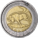 5 Rand 2004-2016, KM# 281, South Africa