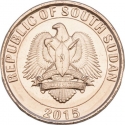 20 Piasters 2015, KM# 2, South Sudan