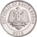 50 Piasters 2015, KM# 3, South Sudan