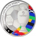 10 Euro 2024, KM# 1582, Spain, Felipe VI, 2024 Football (Soccer) Euro Cup in Germany