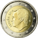 2 Euro 2015-2024, KM# 1328, Spain, Felipe VI