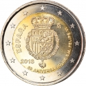 2 Euro 2018, Spain, Felipe VI, 50th Anniversary of Birth of Felipe VI