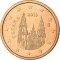 2 Euro Cent 2010-2024, KM# 1145, Spain, Juan Carlos I, Felipe VI