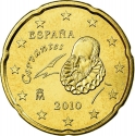 20 Euro Cent 2010-2024, KM# 1148, Spain, Juan Carlos I, Felipe VI