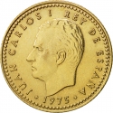 1 Peseta 1976-1980, KM# 806, Spain, Juan Carlos I