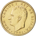 100 Pesetas 1982-1990, KM# 826, Spain, Juan Carlos I